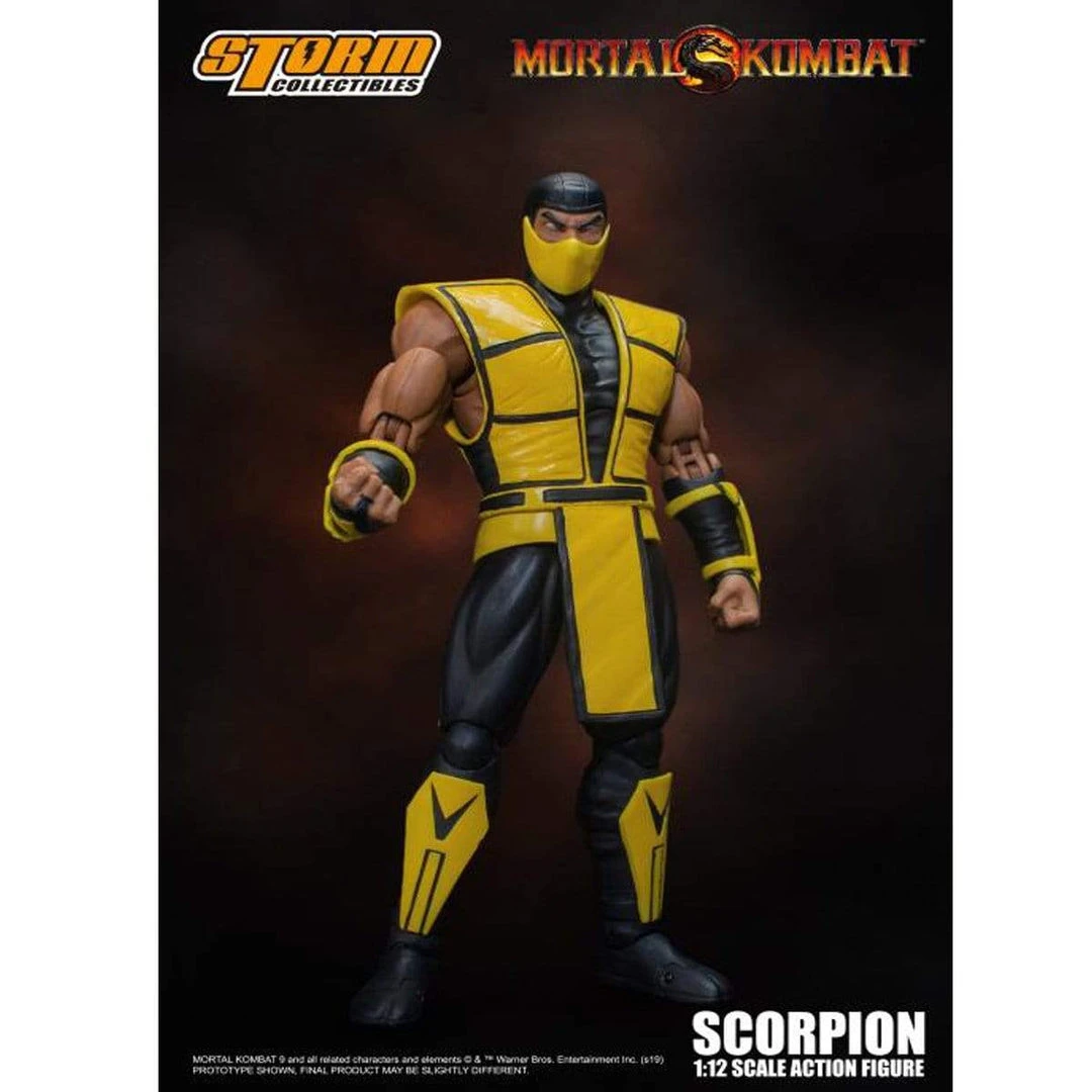 IamRetro.com Scorpion 1:12 Scale Action Figure Mortal Kombat 3 By Storm Collectibles