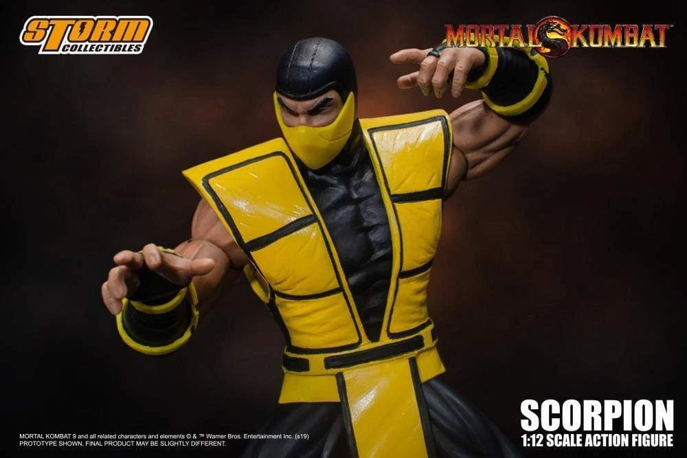 IamRetro.com Scorpion 1:12 Scale Action Figure Mortal Kombat 3 By Storm Collectibles