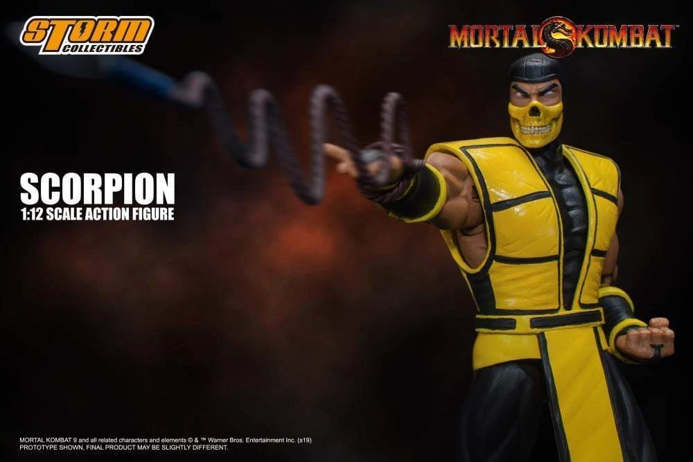 IamRetro.com Scorpion 1:12 Scale Action Figure Mortal Kombat 3 By Storm Collectibles