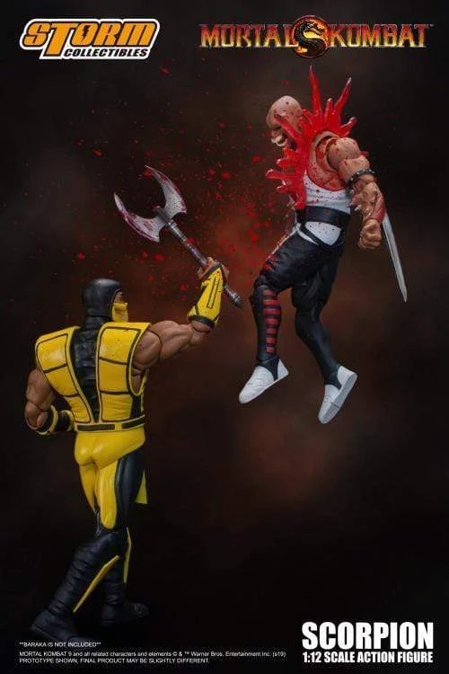 IamRetro.com Scorpion 1:12 Scale Action Figure Mortal Kombat 3 By Storm Collectibles