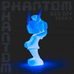 Phantom Blue DIY TEQ63 Glow In The Dark By Quiccs X Martian Toys