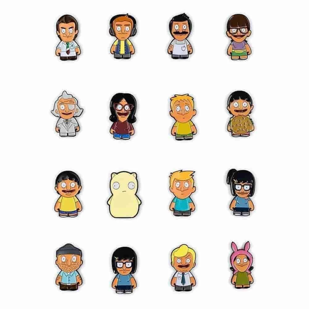 Kidrobot Bob's Burgers Enamel Pin Blind Box