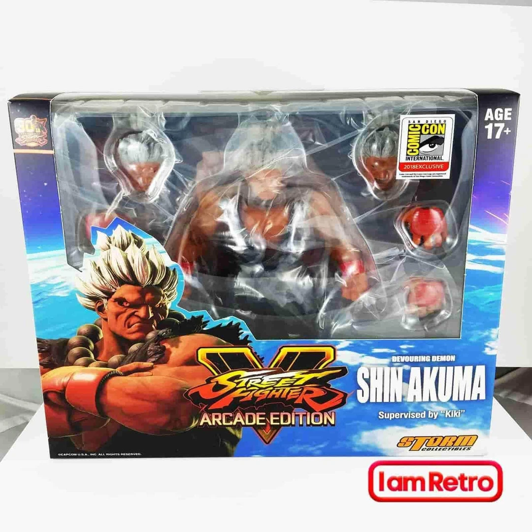Medium Figures Shin Akuma SDCC 2018 Con Exclusive Limited Release Storm Collectibles