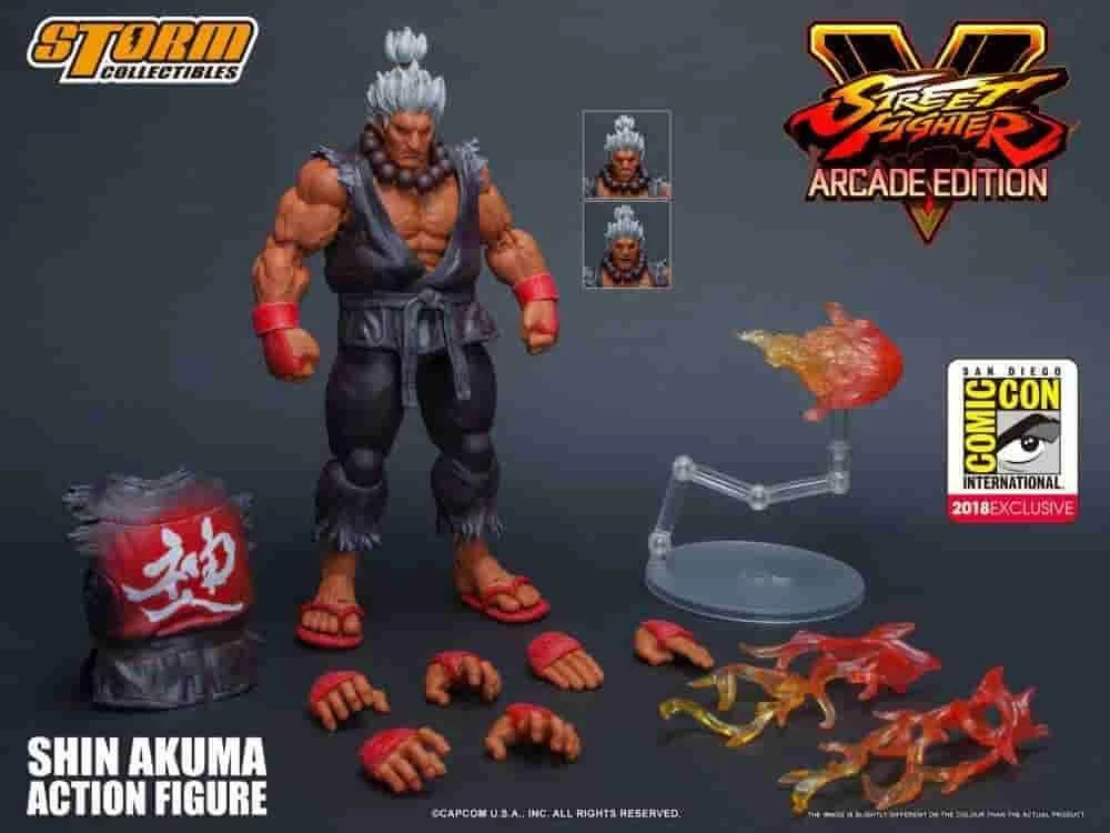 Medium Figures Shin Akuma SDCC 2018 Con Exclusive Limited Release Storm Collectibles