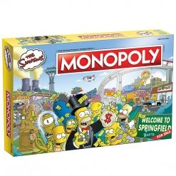 Simpsons Monopoly Set By Hasbro The Simpsons