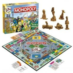 Simpsons Monopoly Set By Hasbro The Simpsons