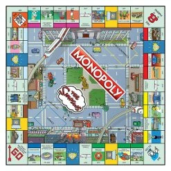 Simpsons Monopoly Set By Hasbro The Simpsons