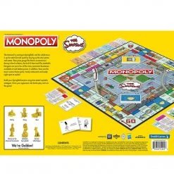 Simpsons Monopoly Set By Hasbro The Simpsons