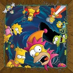USAopoly The Simpsons Simpsons Treehouse Of Horror'Happy Hunting' 1000 Piece Puzzle