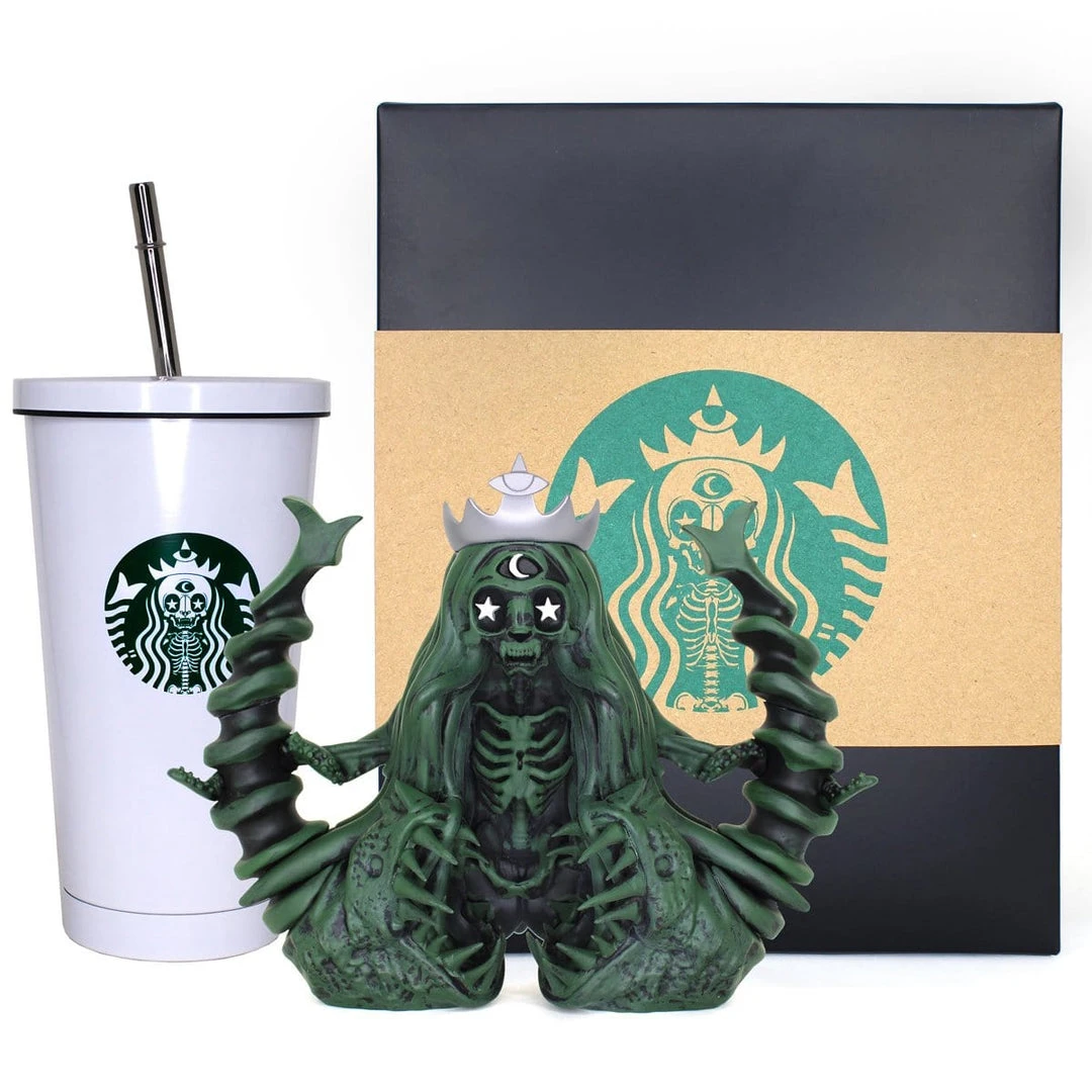 Slave To The Siren OG Combo Medium Figure And Tumbler By RXse7en X Martian Toys