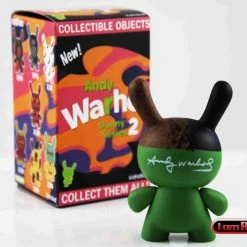 Skull 3" Mini Figure - Andy Warhol Dunny Series 2 By Kidrobot
