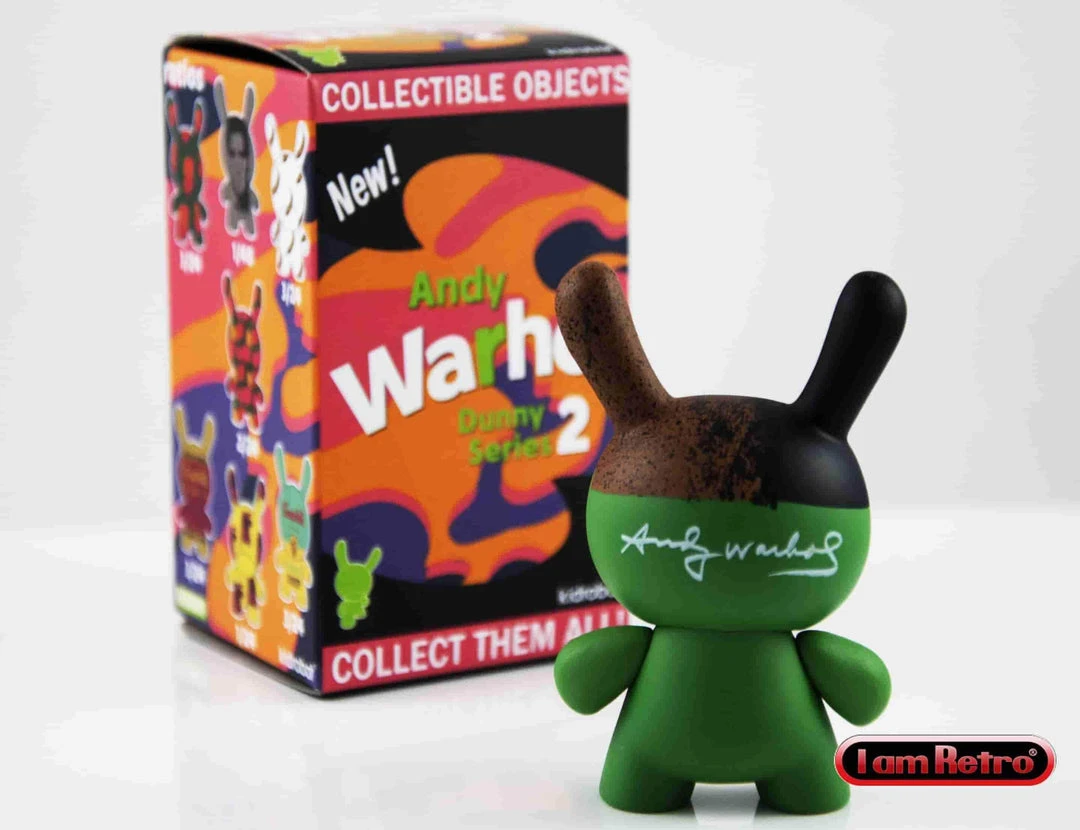 Skull 3" Mini Figure - Andy Warhol Dunny Series 2 By Kidrobot