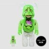 Medicom Toys Slimer Ghostbusters 400% & 100% Combo Bearbrick By Medicom