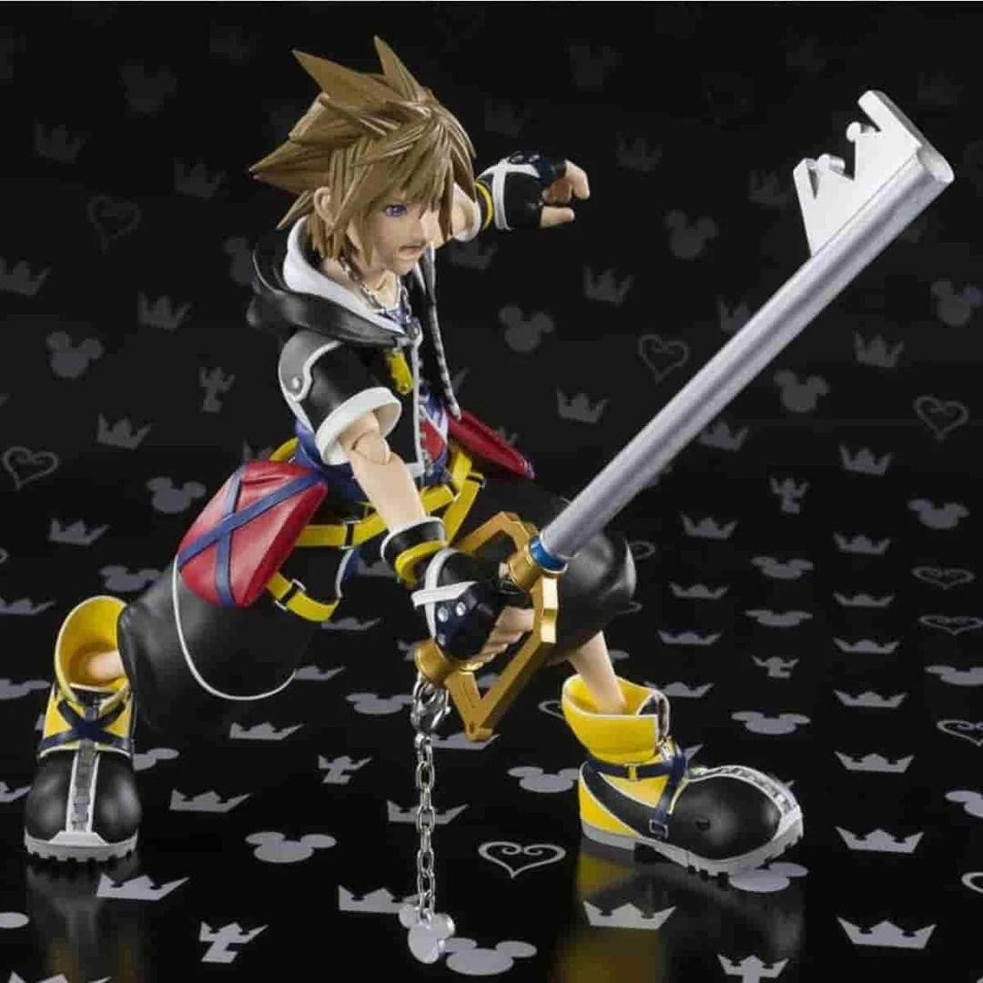 SH Figuarts Sora Kingdom Hearts II Action Figure By Bandai - Tamashii Nations S.H. Figuarts
