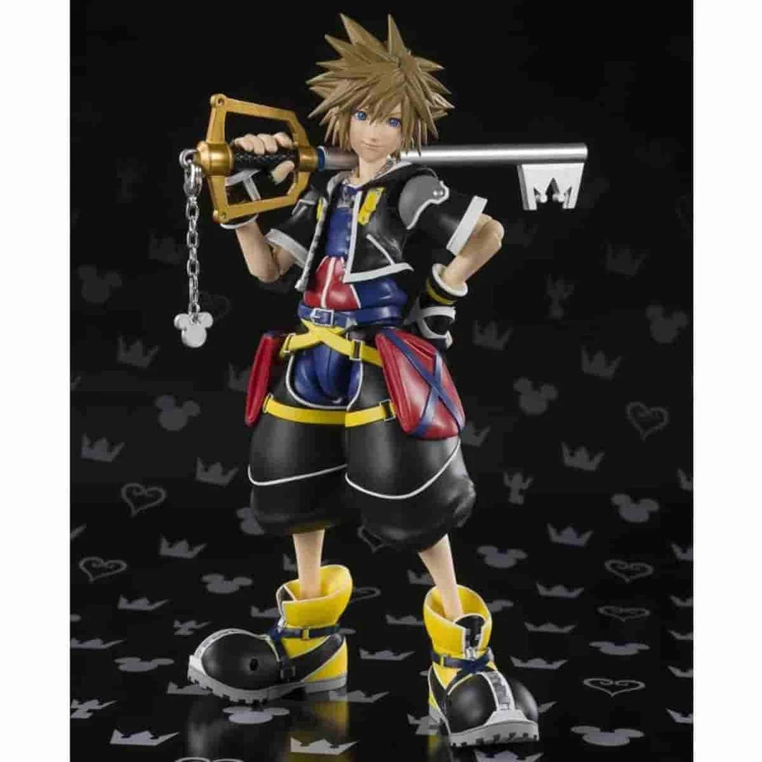 SH Figuarts Sora Kingdom Hearts II Action Figure By Bandai - Tamashii Nations S.H. Figuarts