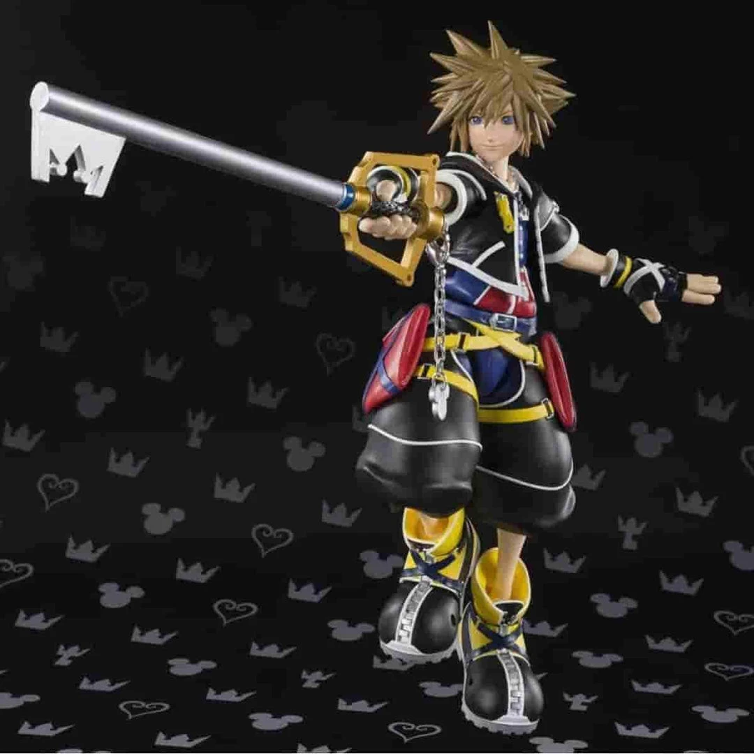 SH Figuarts Sora Kingdom Hearts II Action Figure By Bandai - Tamashii Nations S.H. Figuarts