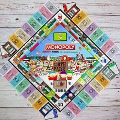 South Park Monopoly Board Game Set By Hasbro