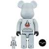 Medicom Toys Space Shuttle 400% + 100% Combo Bearbrick By Medicom