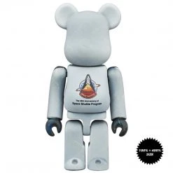 Medicom Toys Space Shuttle 400% + 100% Combo Bearbrick By Medicom