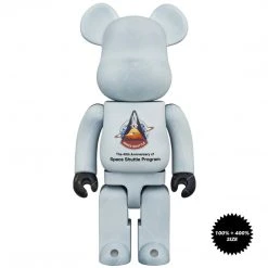 Medicom Toys Space Shuttle 400% + 100% Combo Bearbrick By Medicom