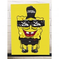IamRetro.com Spong-Eazy G - Gallery Wrapped Canvas Print 12x16