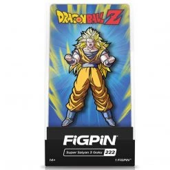 IamRetro.com Super Saiyan 3 Goku #222 Dragon Ball Z Enamel Pin By FigPin