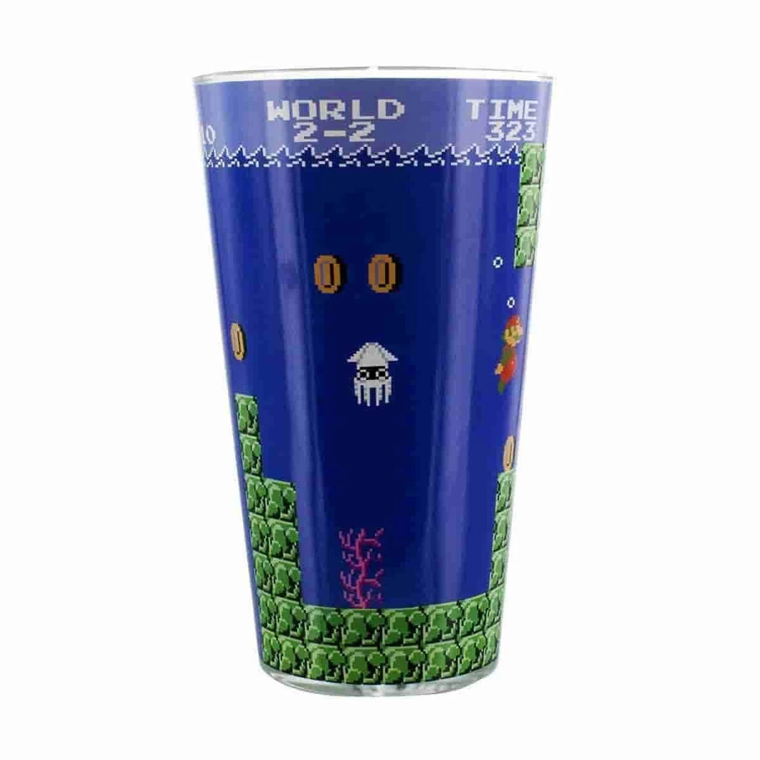 Super Mario Bros. Pint Glass World 2-2 Official Nintendo