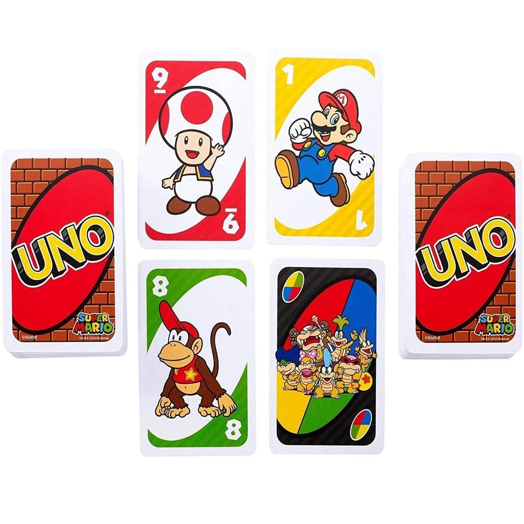 Super Mario Bros UNO Card Game