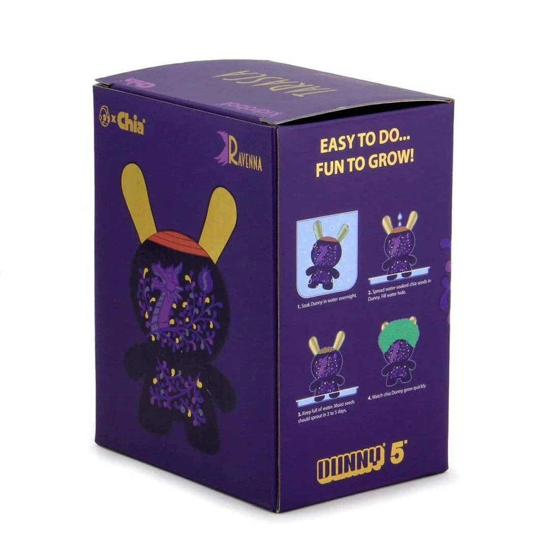 Noctis Purple Edition 5" Chia Pet Dunny By Kristina Ravenna X Kidrobot
