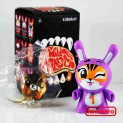 Tiger - Wild Ones 3" Dunny Vinyl Mini Figure By Kidrobot
