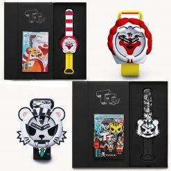 Ron English + TokiDoki Watch Set Bundle By Toy Tokyo X Misfit Collectibles