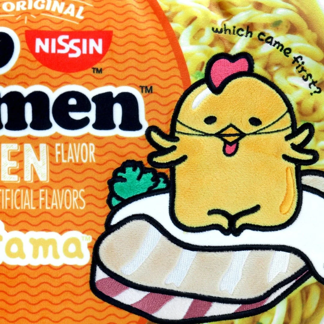 Nissin Top Ramen® X Gudetama™ Large Crinkle Plush By Kidrobot