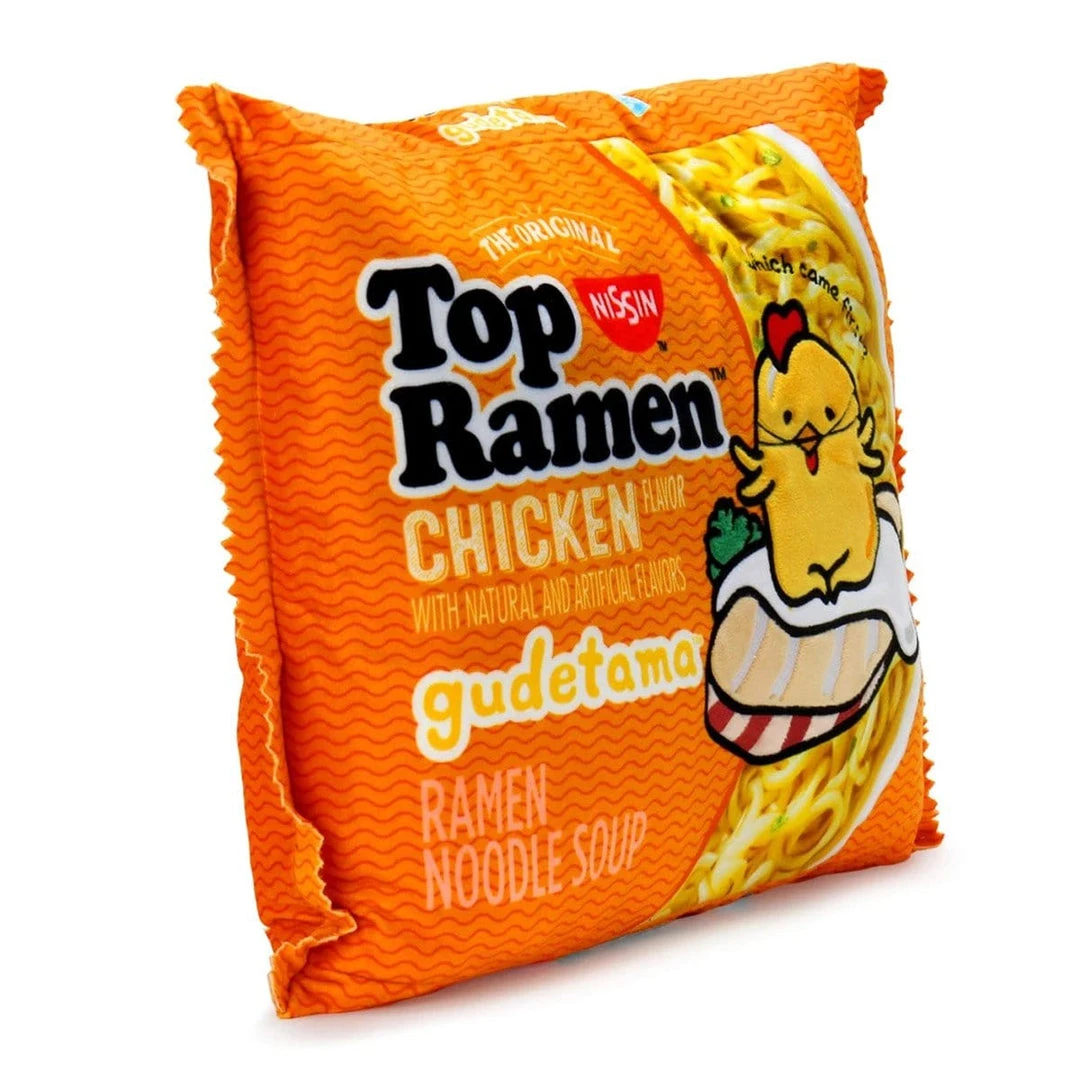 Nissin Top Ramen® X Gudetama™ Large Crinkle Plush By Kidrobot