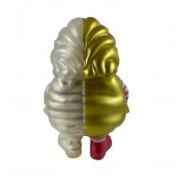 MC SuperSized Half XRay Gold Yellow / Red Sofubi Secret Base X Toy Tokyo By Ron English