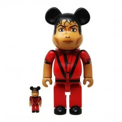 Medicom Toys Michael Jackson Thriller 400% + 100% Bearbrick By Medicom