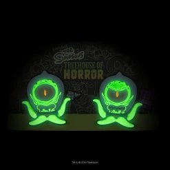 The Simpsons Kang & Kodos Simpsons Enamel Pin 2-Pack Glow-in-the-Dark Edition By Kidrobot IamRetro Exclusive