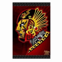 Luchador Aztec 11x17 Art Print Print Signed By Jesse Hernandez (Urban Aztec)