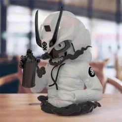 Ravager Ghost White Edition Of 300 Pcs Medium 7.3" Vinyl Figure By Quiccs X Martian Toys Immediate Fulfillment