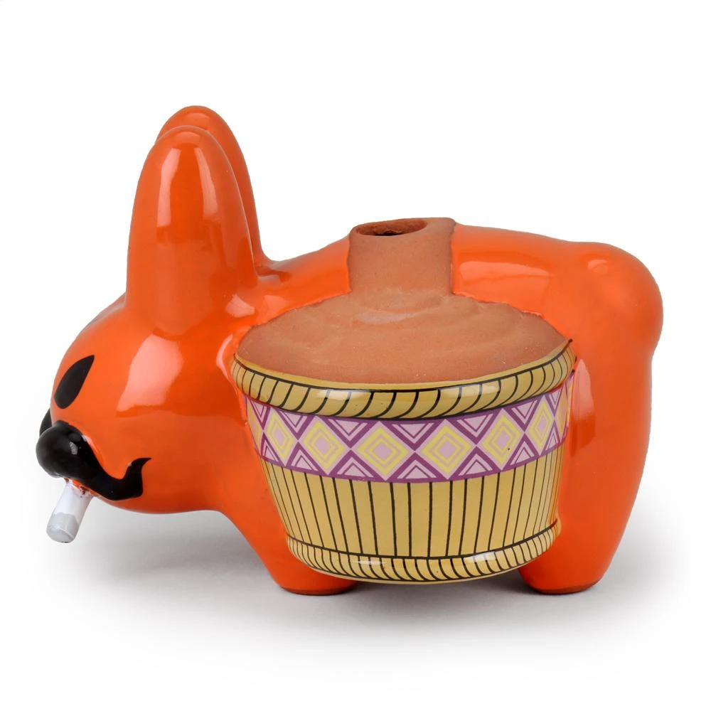 IamRetro.com Chia Pet (Orange) Smorkin Labbit By Kidrobot X Frank Kozik