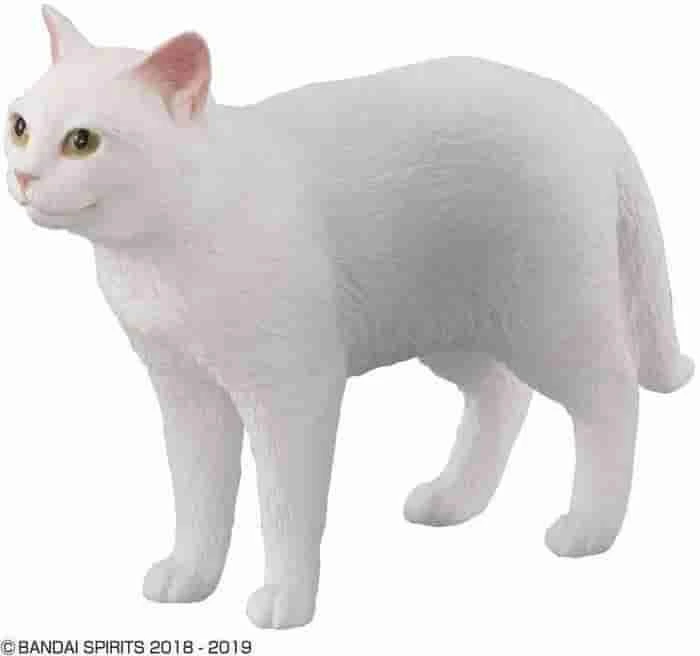 Neko Busou Series 3 Model#B White Cat W/ Train Mecha By Bandai