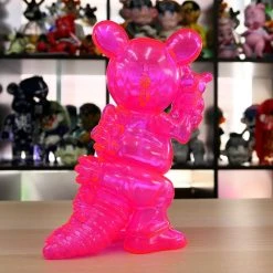 Mousezilla Clear Neon PK By Ron English Popaganda X Black Book Toy