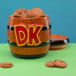 Donkey Kong Barrel Ceramic Cookie Jar By Nintendo