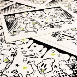 Kidrobot Mayumi Giclee Art Print 13x19 Signed By Sket-One