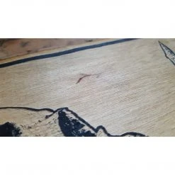 Not Waving, Drowning Laser Etched Wood Panel By Godmachine