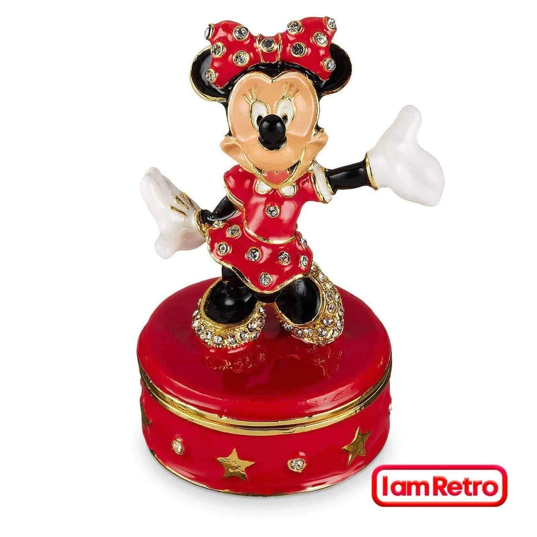 Minnie Mouse Trinket Box By Arribas Brothers X Disney With Swarovski® Crystals