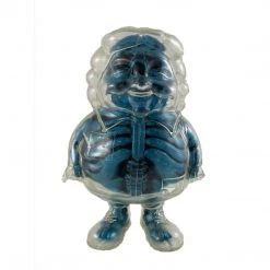 MC SuperSized Full XRay Blue Glitter Skeleton Sofubi Secret Base X Toy Tokyo By Ron English