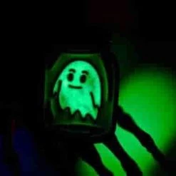 Ghost In A Bottle GID Enamel Pin By Hope Sick