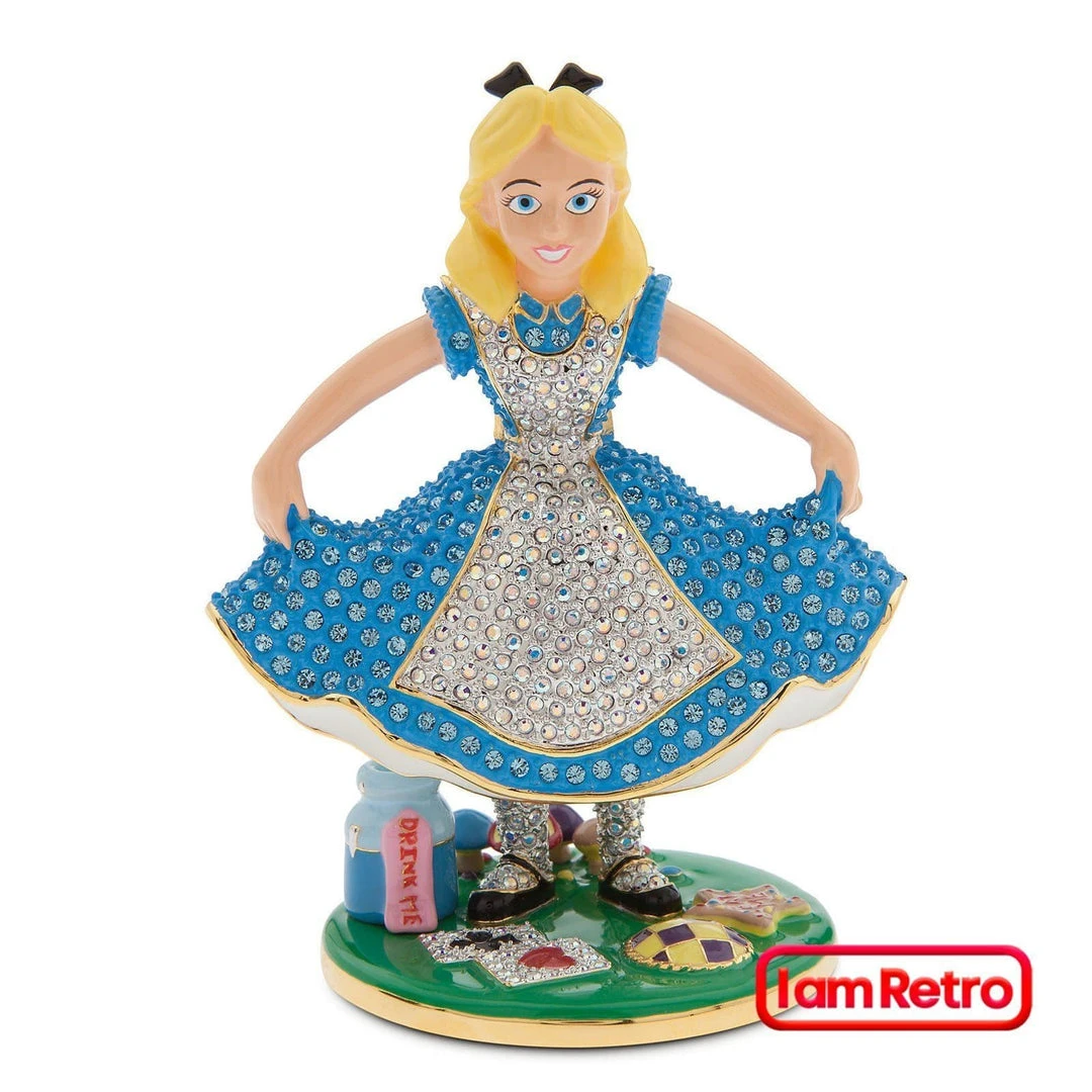 Alice In Wonderland Jeweled Figurine By Arribas Brothers X Disney With Swarovski® Crystals