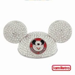 Mickey Mouse Ears Hat Jeweled Figurine By Arribas Brothers X Disney With Swarovski® Crystals