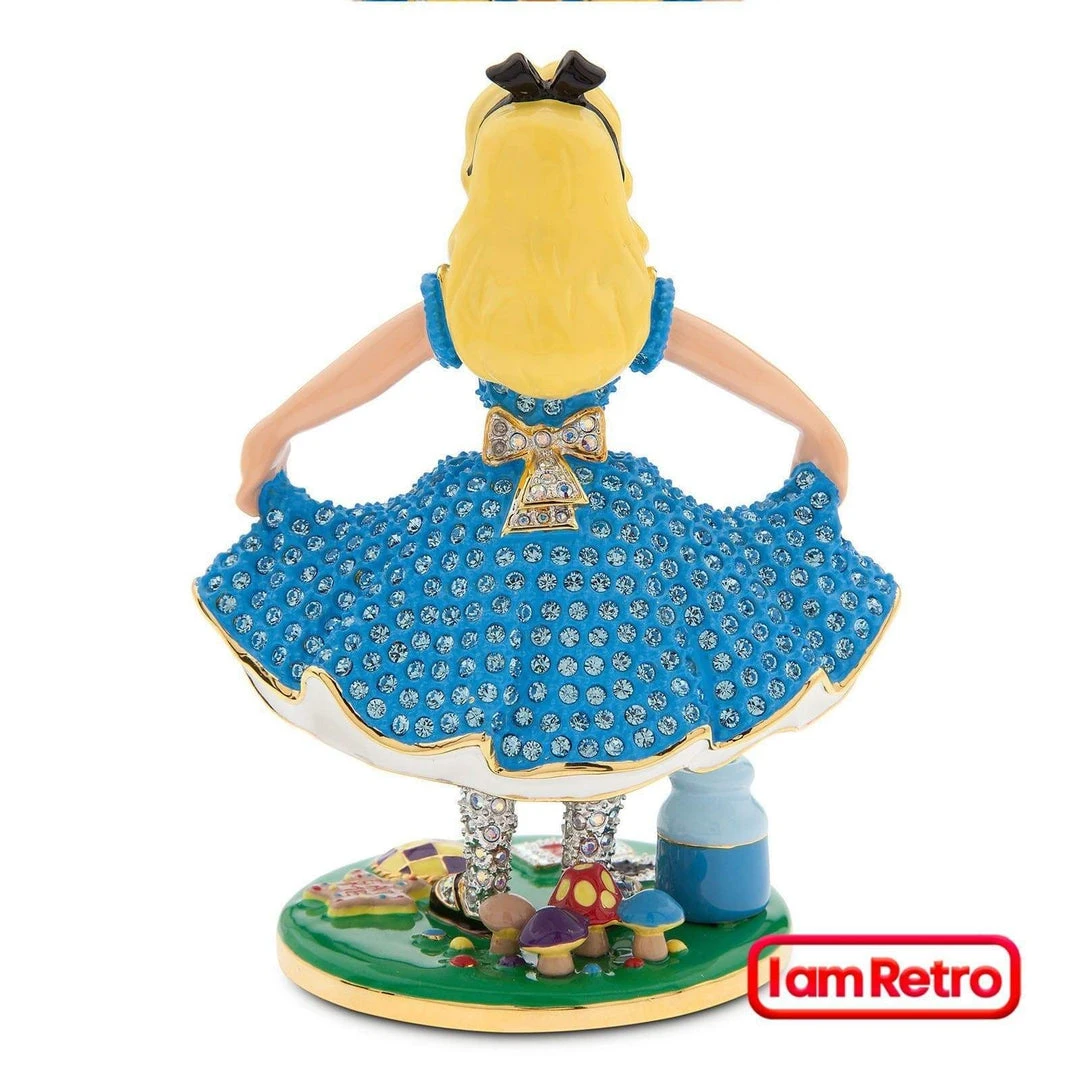Alice In Wonderland Jeweled Figurine By Arribas Brothers X Disney With Swarovski® Crystals